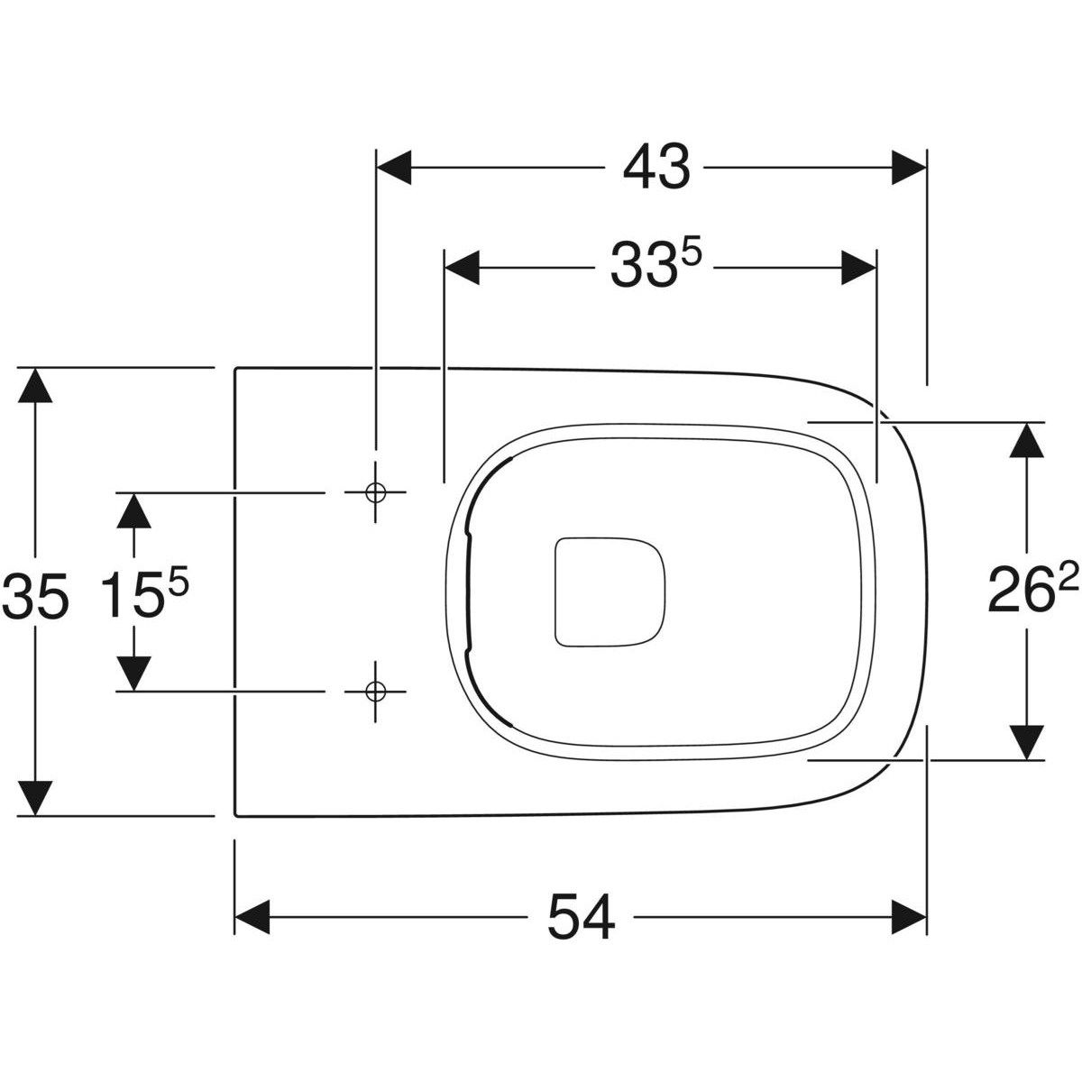 Туалет для ванной комнаты Geberit SMYLE ARCH-00102239 - Вид №2
