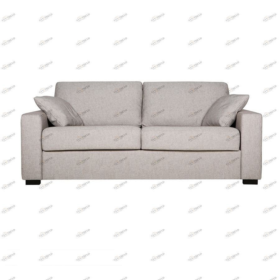 Бежевый диван на белом фоне