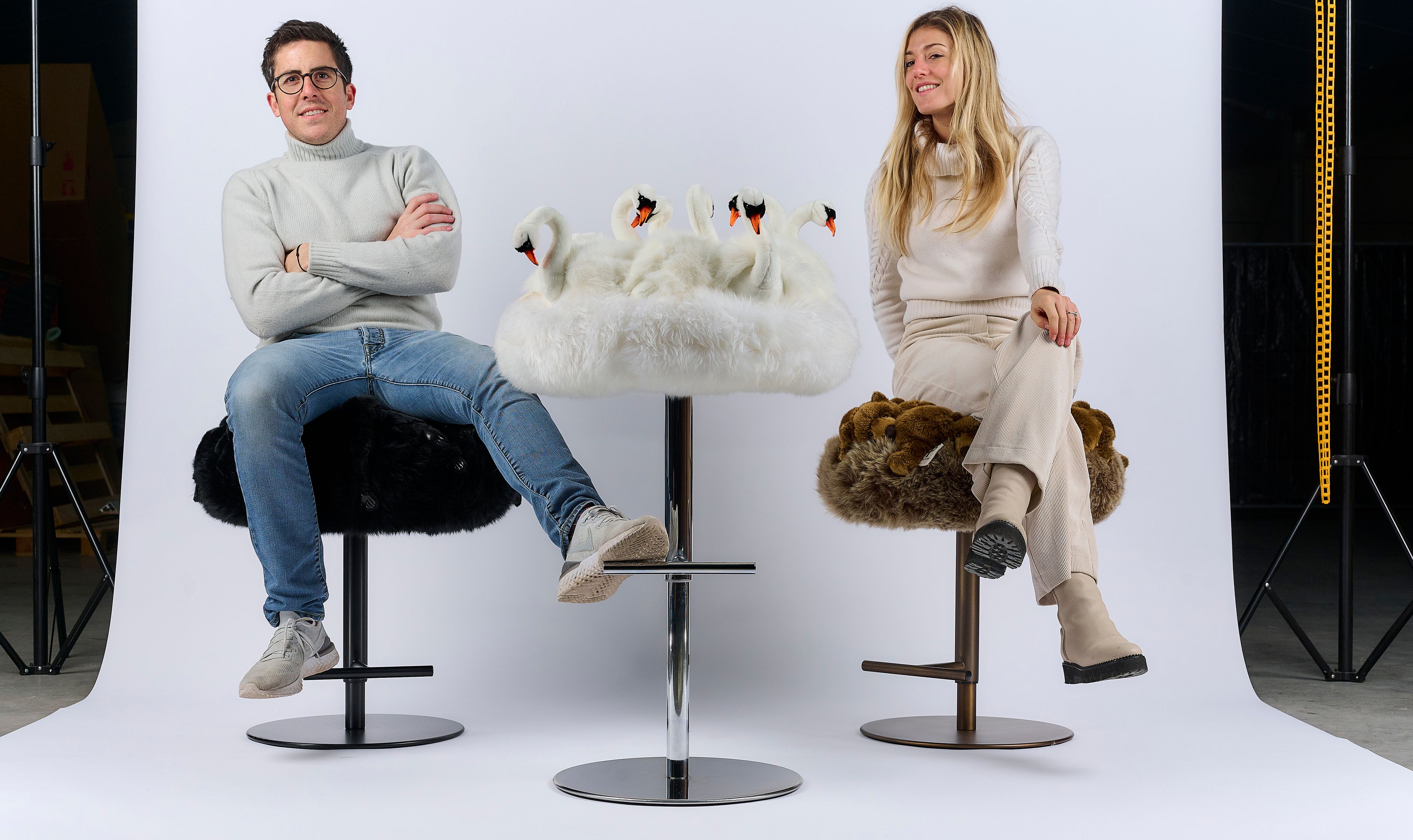 Регулируемая высота полиэстер мягкий стул APCOLLECTION Grizzly ARCH-00125267 - Вид №10