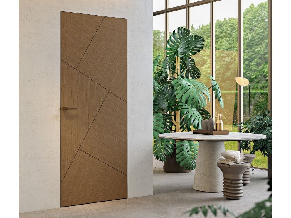 Шпон деревянные стены заподлицо двери Pail Serramenti INTARSIO MILANO ARCH-00016414 - Вид №1