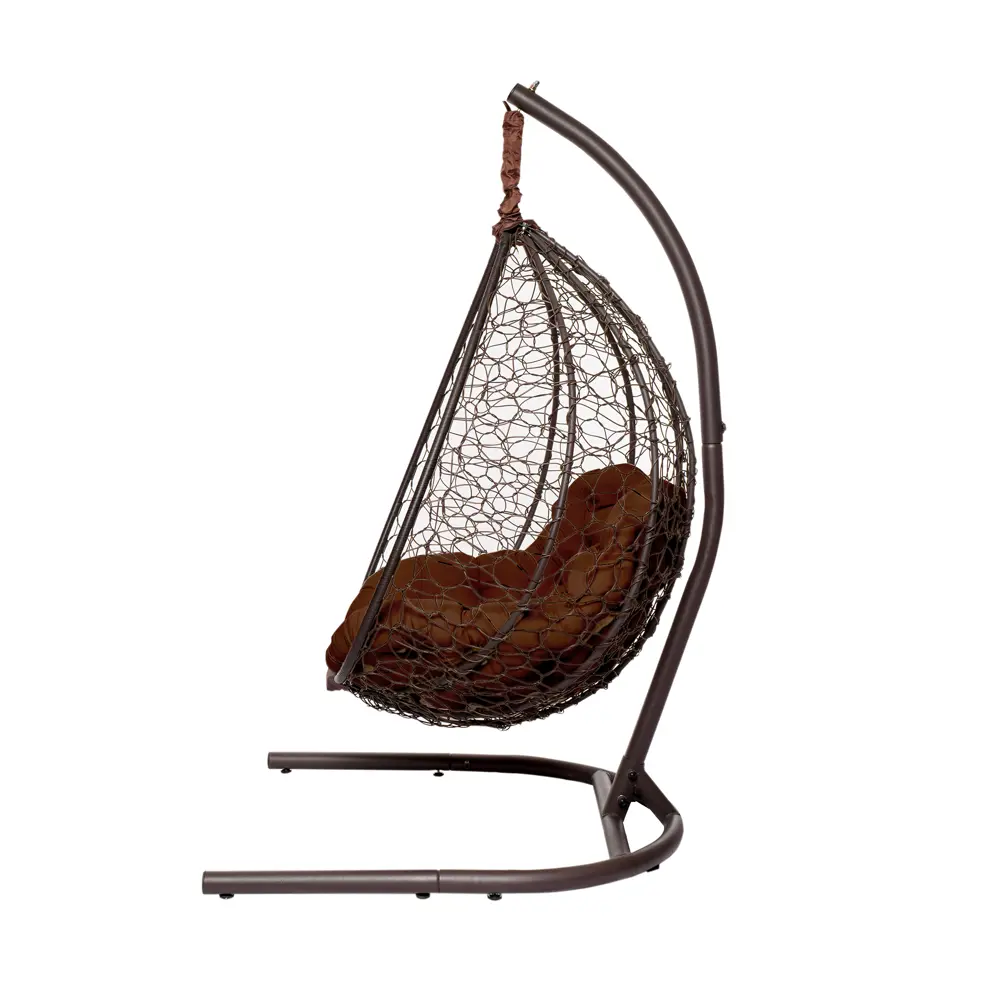 Кресло подвесное Каир 1-х местное до 120 кг коричневый Santreyd STLM-2130469 - Вид №2