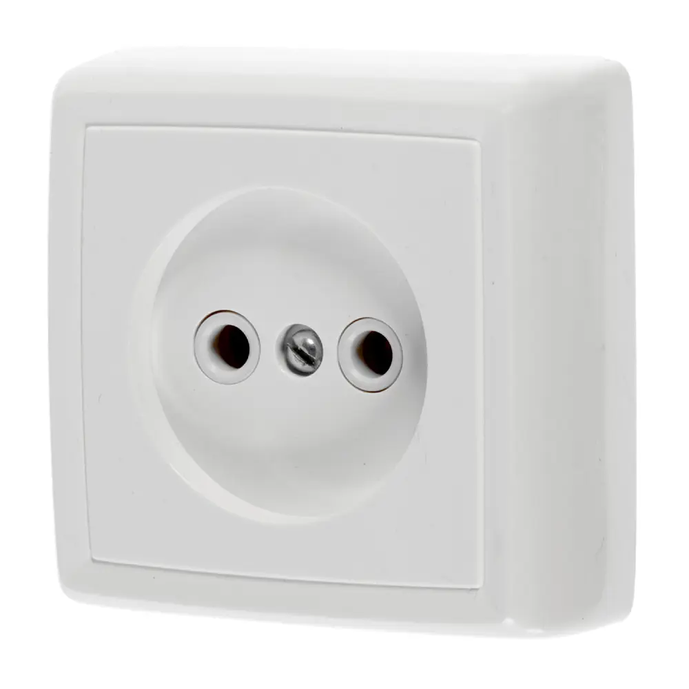 Розетка Reone 1 разъем цвет белый STLM-2050439