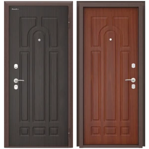 Дверь входная металлическая Оптим 88x205 см правая итальянский орех