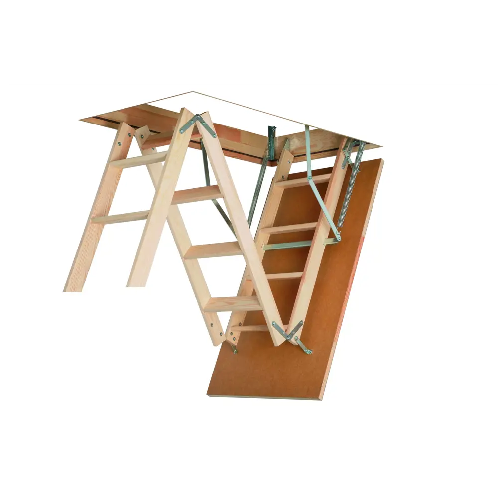 Лестница чердачная складная с секциями Optistep OLS 60x130x305 см STLM-2194960 - Вид №3