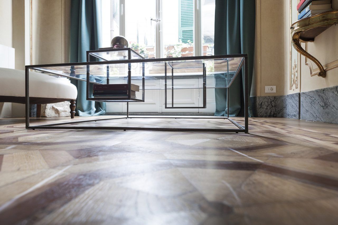 Прямоугольный Хрустальный журнальный столик Mogg иллюзии ARCH-00147592 - Вид №2