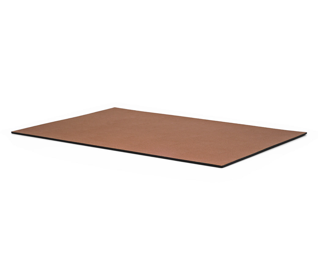 Прямоугольная подставка для столовых приборов - 45X31 см / зернистая кожа_кремовый