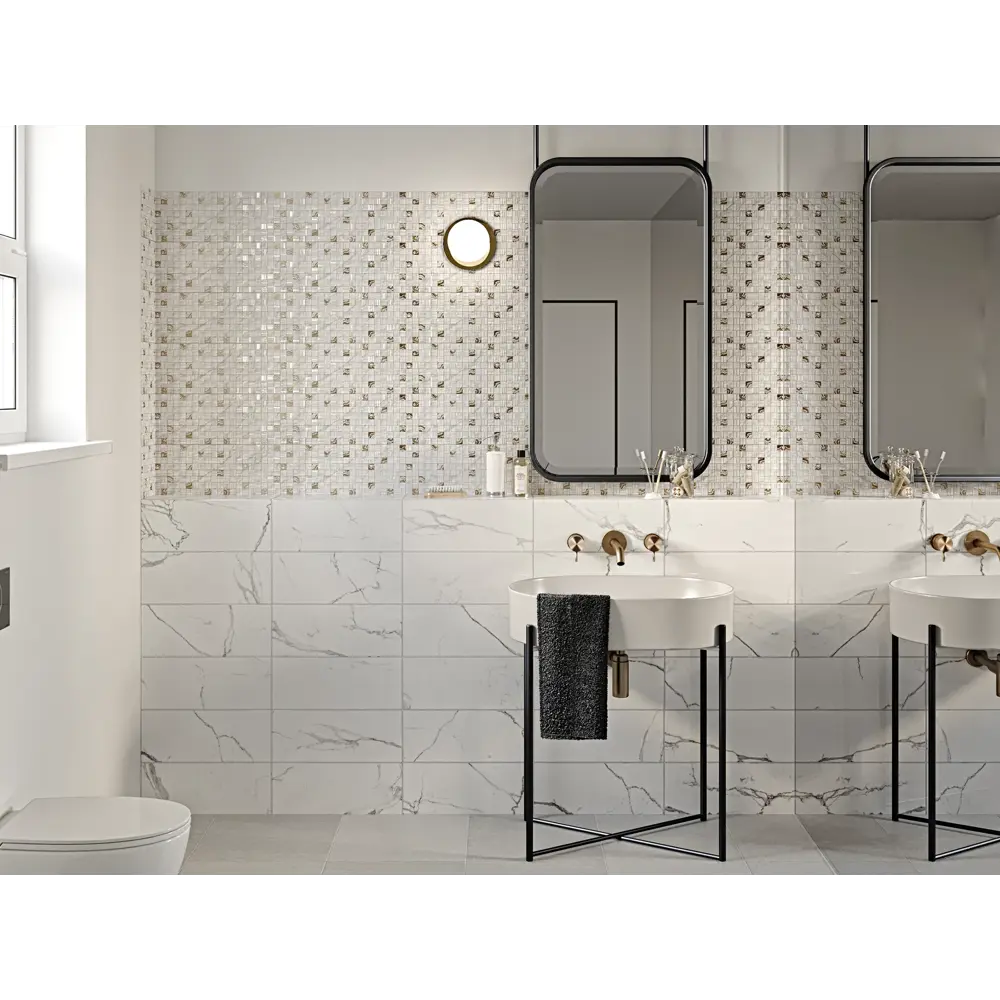 Плитка напольная Belani Mix&Live Concrete G Grey 42x42 см 1.76 м² цвет серый 84789563 STLM-2068997  - Вид №4