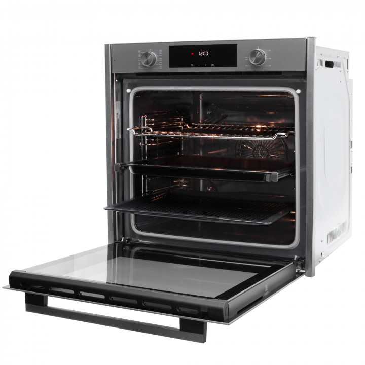 9245333 Электрический духовой шкаф Schaub Lorenz SLB EG6438 серый STDN-0022550 - Вид №2