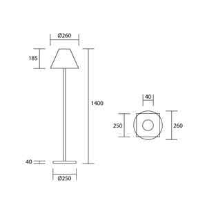 Поликарбонат светодиодный торшер Ghidini Lighting PRAGMA ARCH-00117998 - Вид №5