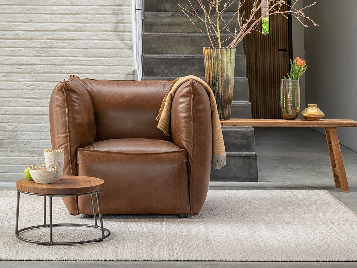 Кожаное кресло с подлокотниками Jess Vasa ARCH-00049090 - Вид №4