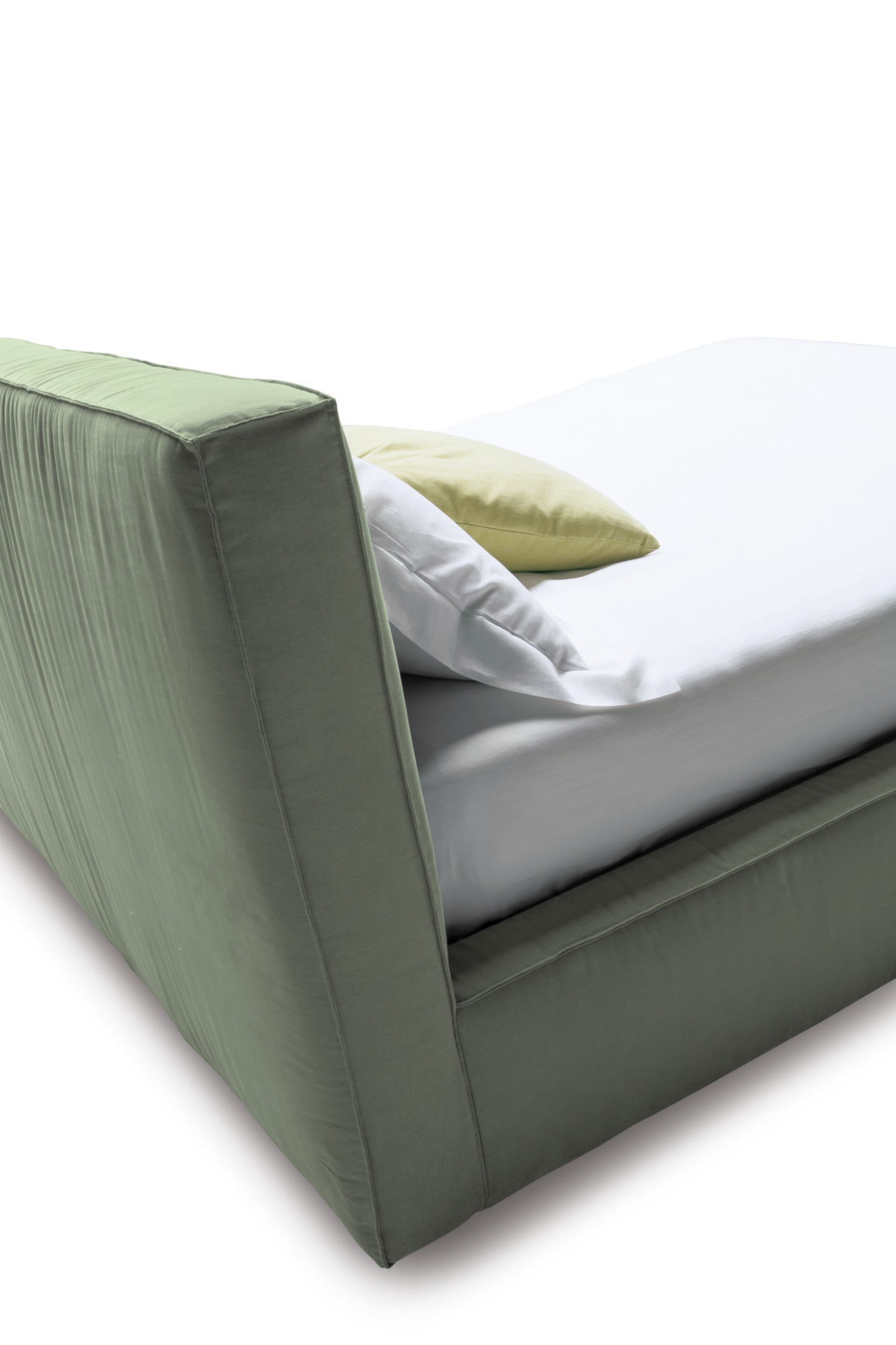 Съемная двуспальная кровать из ткани с мягким изголовьем GRUPPO FOX ночь Фокса ARCH-00137981 - Вид №1