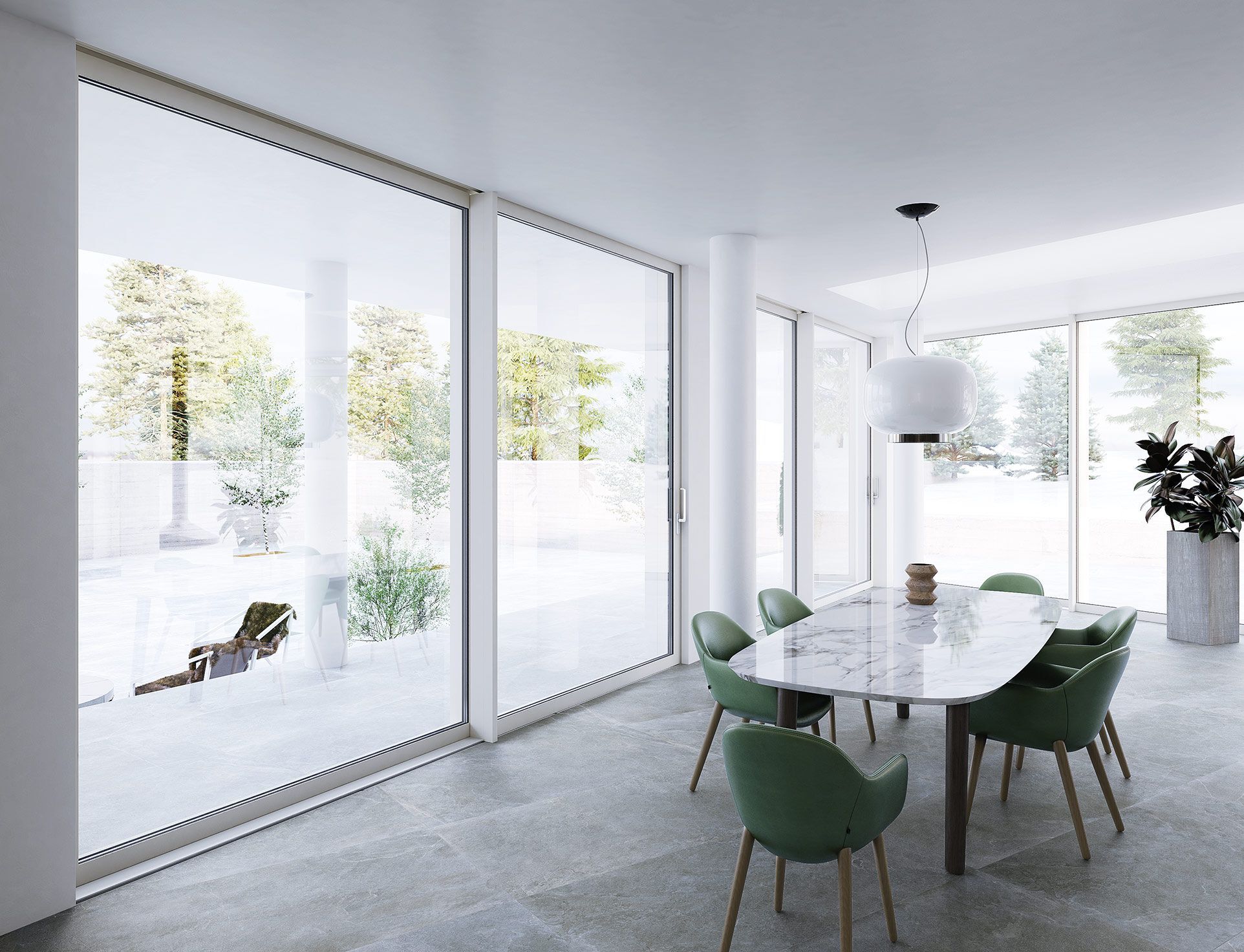 Алюминиевое раздвижное окно D&V Serramenti ASE 80 HI ARCH-00019422