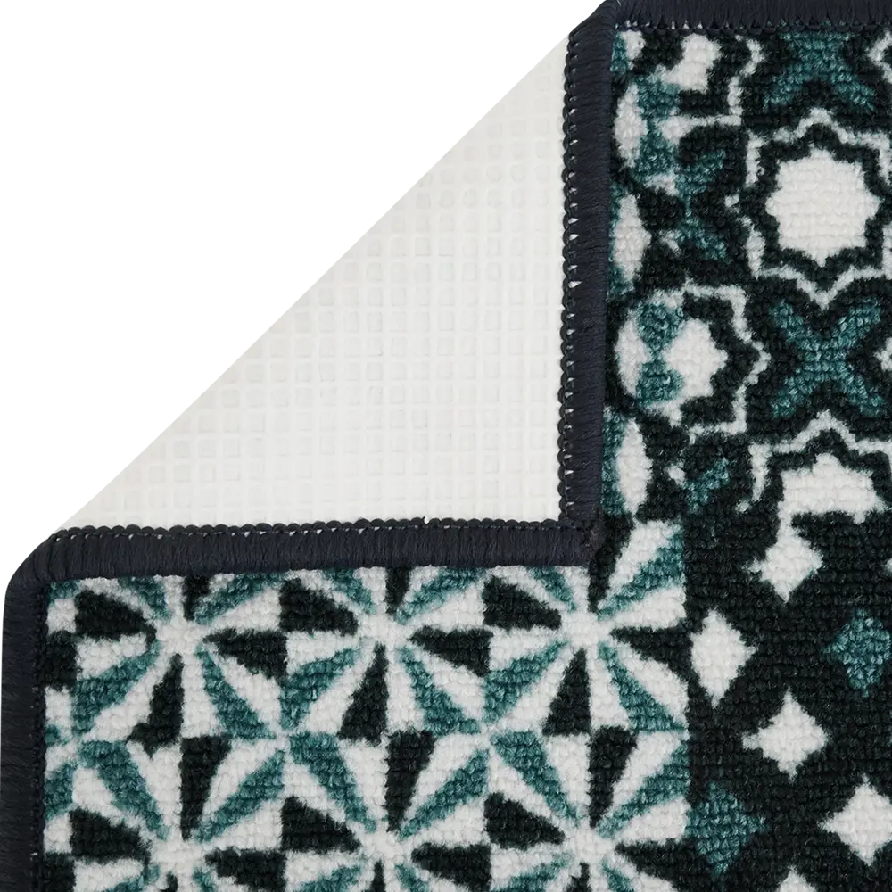 Коврик декоративный нейлон Кристалл 50x80 см цвет синий CTIM STLM-2129978 - Вид №4