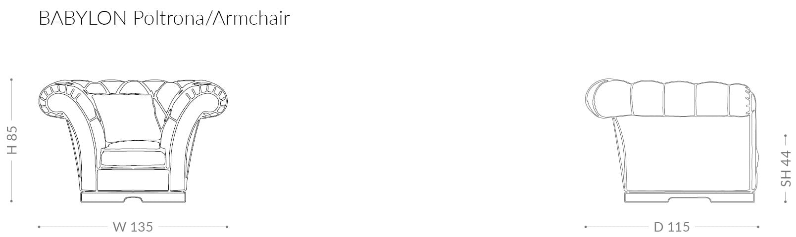 Кожаный диван BRUNO ZAMPA BABYLON ARCH-00111074 - Вид №7