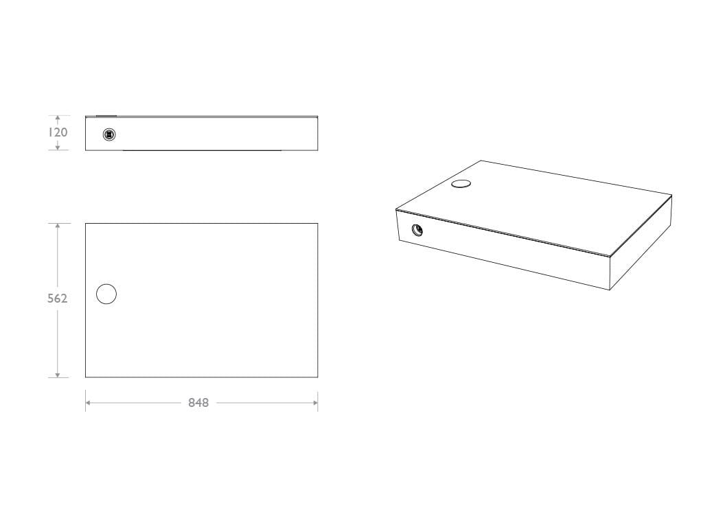 Скамья с USB-разъемом и беспроводной зарядкой EUROCOMITALIA VIVA E-CYCLE ARCH-00066629 - Вид №4