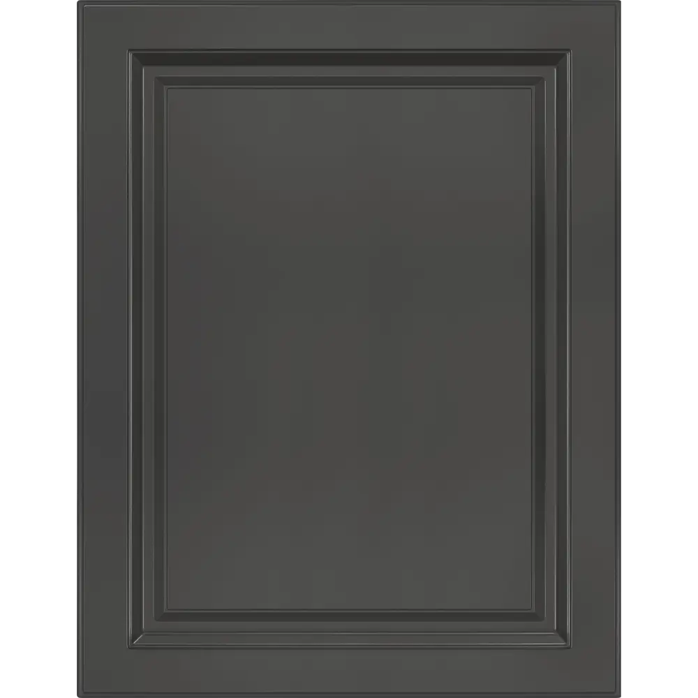 Фасад со стеклом Мегион 39.7x102.1 см Delinia ID МДФ цвет тёмно-серый STLM-2065512