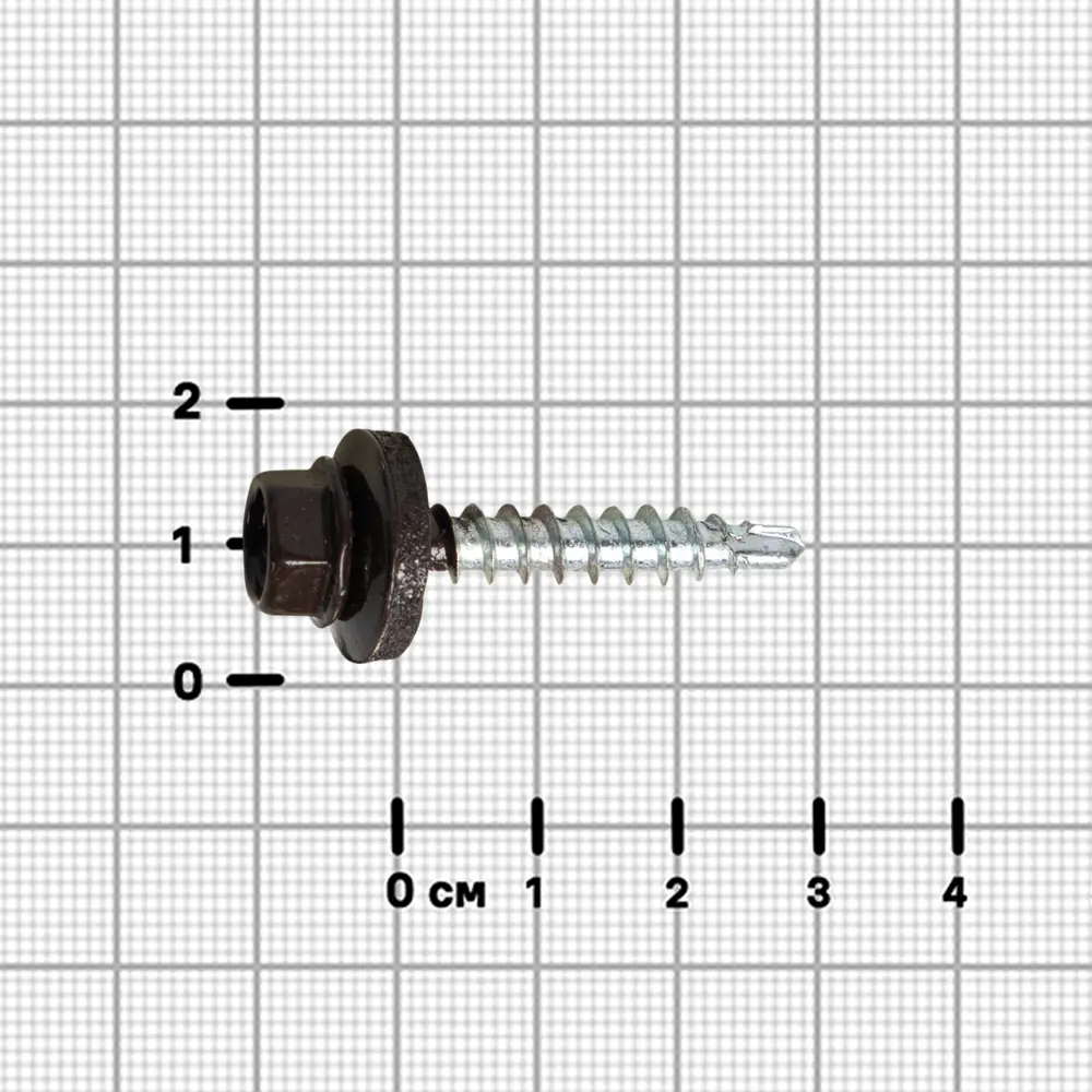Саморезы кровельные Dilwis с пресс-шайбой и сверлом 4.8x29 мм (100 шт) 89386374 STLM-1578133 - Вид №2
