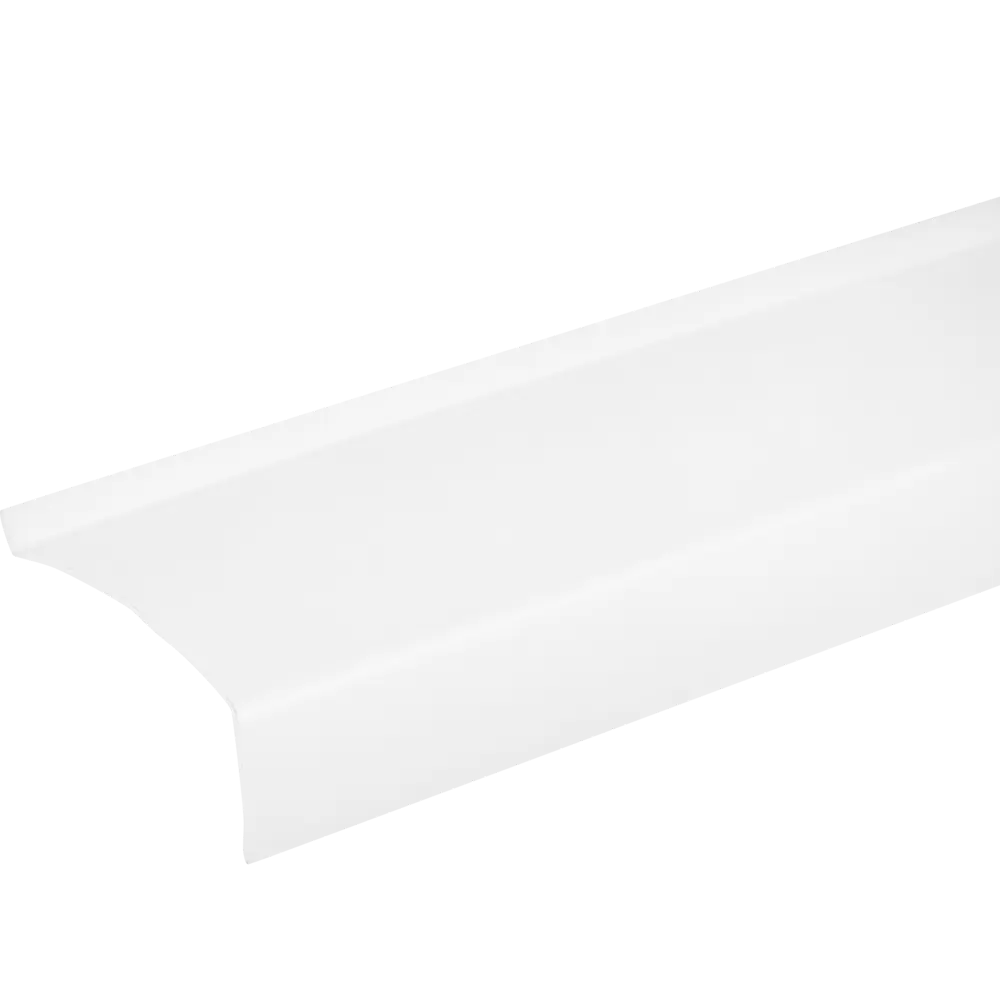 Отлив ПВХ 1500x150 мм белый FINEBER STLM-2019485 - Вид №1