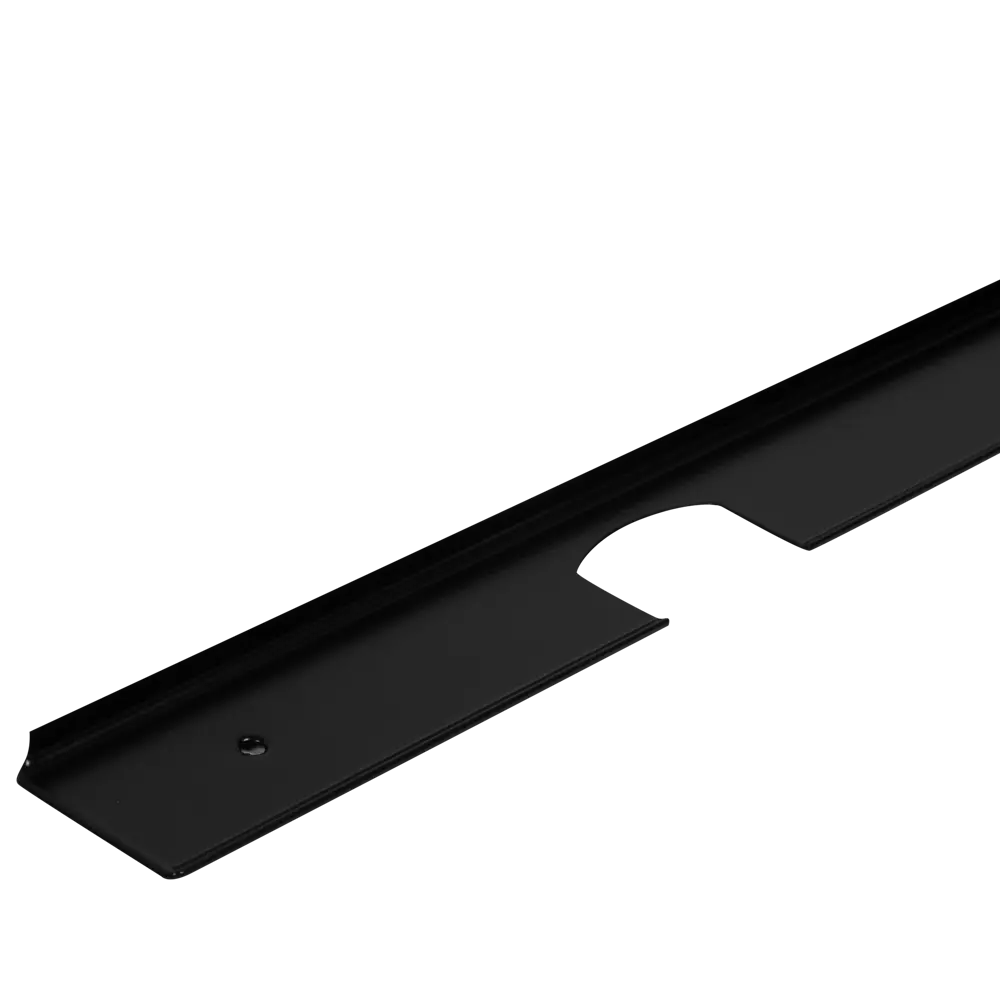 Планка для столешницы угловая, 38 мм, металл, цвет чёрный Santreyd STLM-2015843