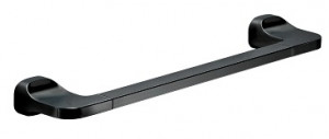 ST21/35(14) Gedy G-Stelvio, полотенцедержатель, длина 35 см, цвет черный матовый