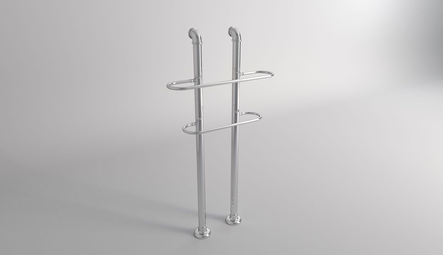 Напольный смеситель для ванны с ручным душем Park Avenue Джеймс ARCH-00131739 - Вид №6