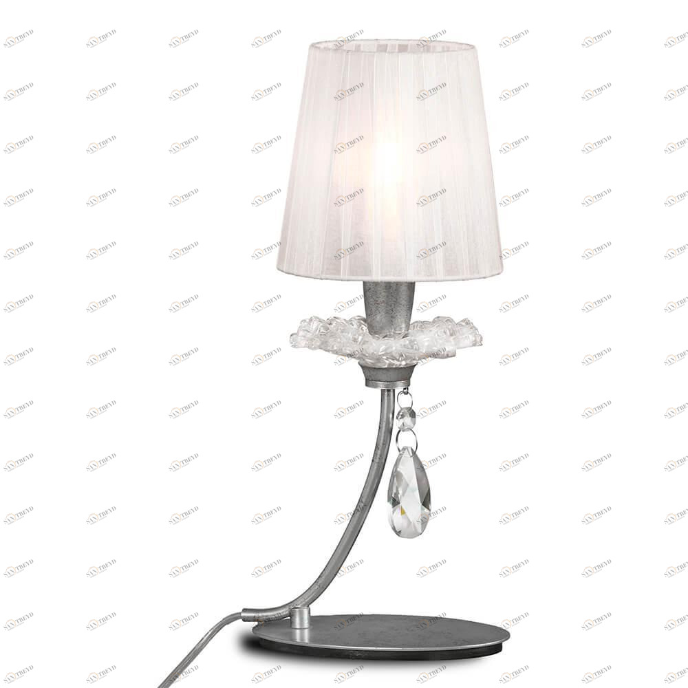 Настольная лампа Mantra Sophie 6307 MANTRA КЛАССИЧЕСКИЕ 138879 Белый;серебро 