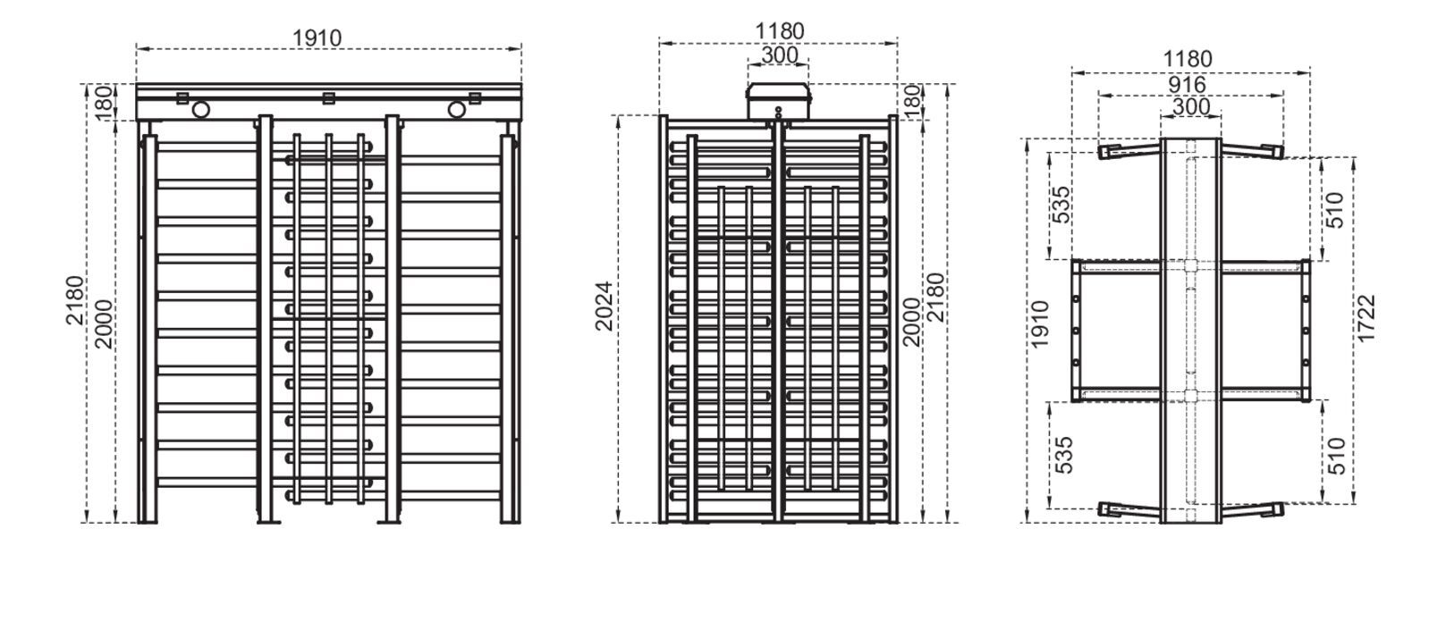 Турникет в полный рост CAME BTC400-D ARCH-00013971 - Вид №1