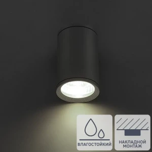 Светильник накладной Light 2101 IP65 1ХGU10Х10W, цвет сер