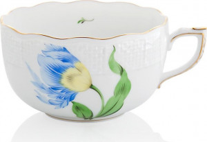 53529 Herend Чашка чайная 200мл "Китти" (синяя) Фарфор, Керамика