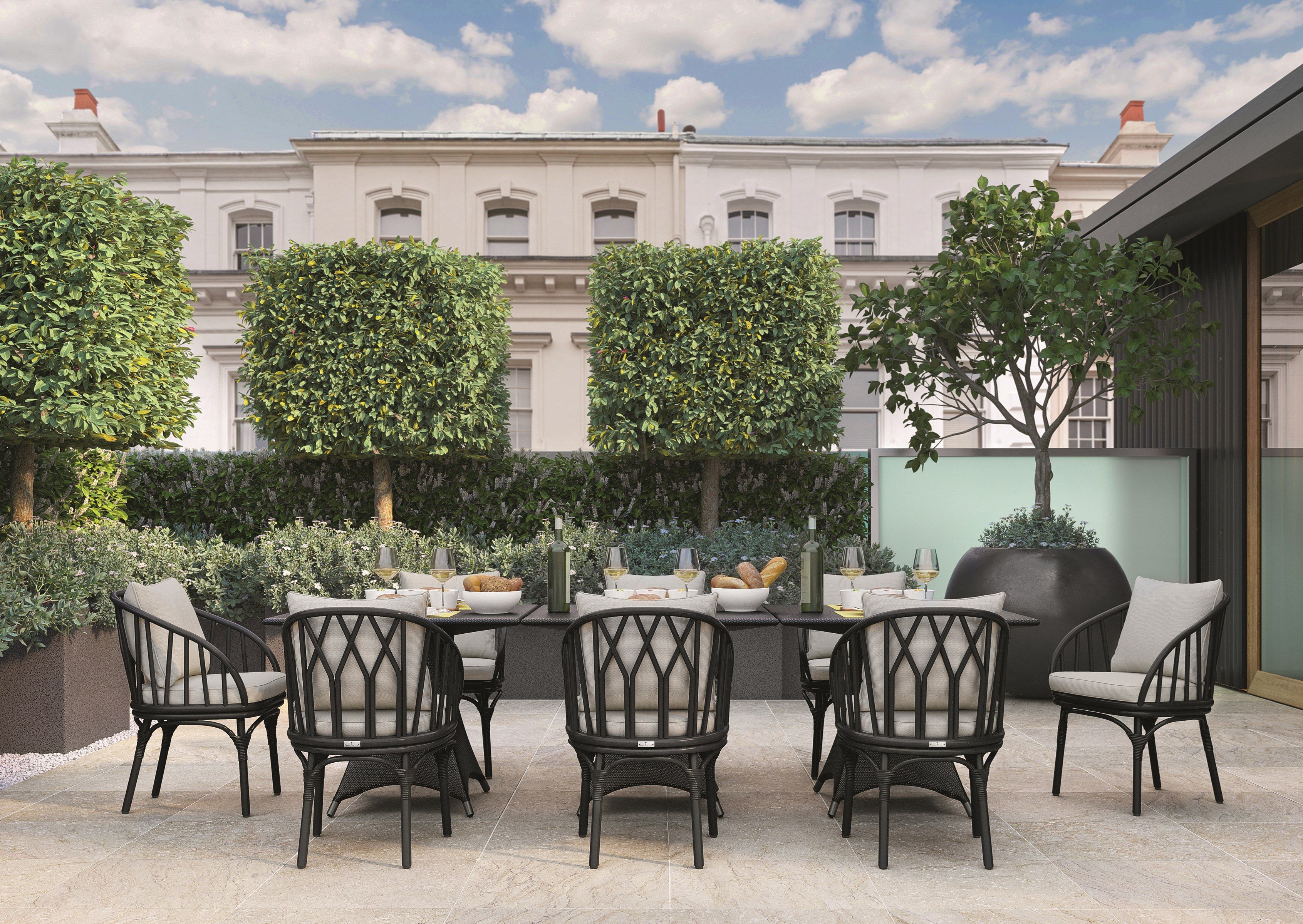 Алюминиевый садовый стул JANUS et Cie Kyoto Alu ARCH-00080363 - Вид №4