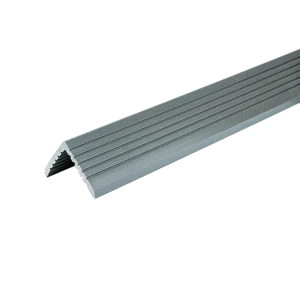 Уголок торцевой для террасной доски T-Decks 56x56x4000 мм ДПК цвет серый