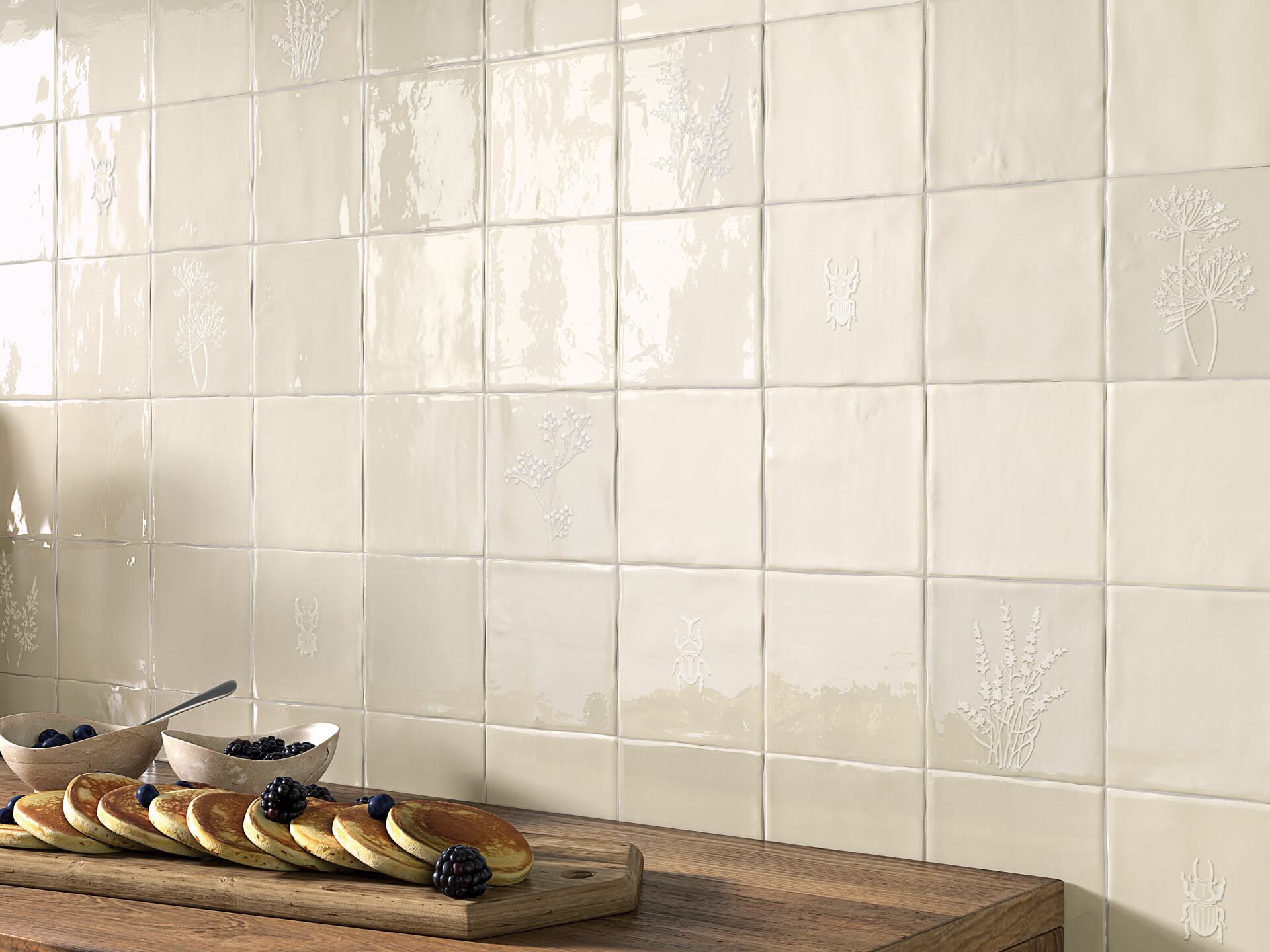 Керамическое покрытие из белой пасты с эффектом запекания VIVES ноль ARCH-00127617