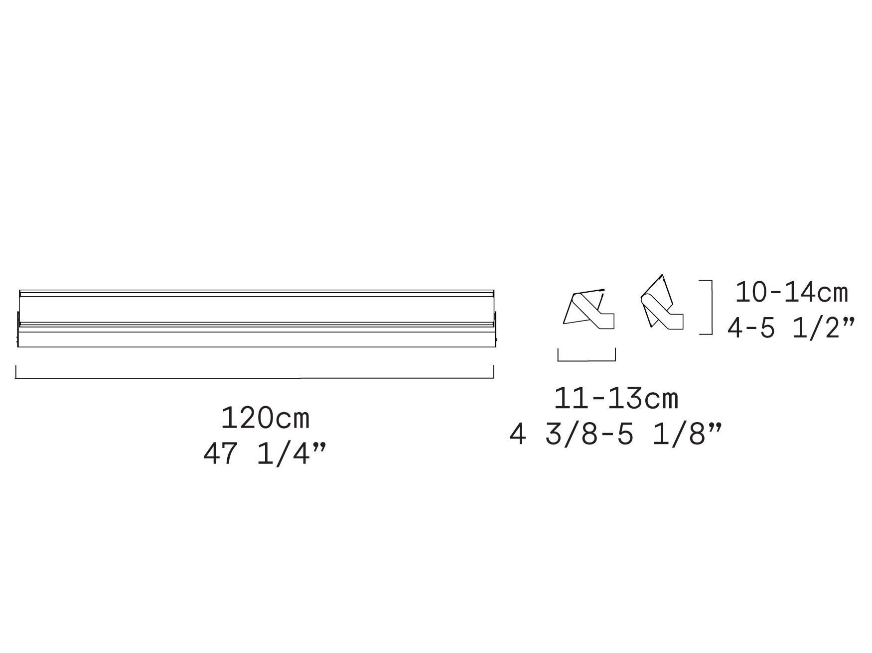 Металлический настенный светильник / потолочный светильник Leucos Stripe ARCH-00092891 - Вид №3