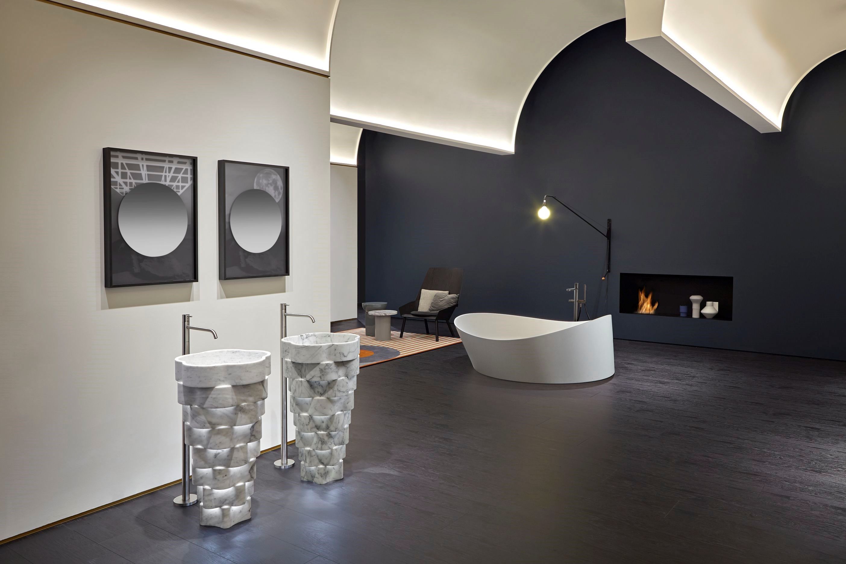 Отдельно стоящая мраморная раковина Antoniolupi INTRECCIO ARCH-00048120 - Вид №6