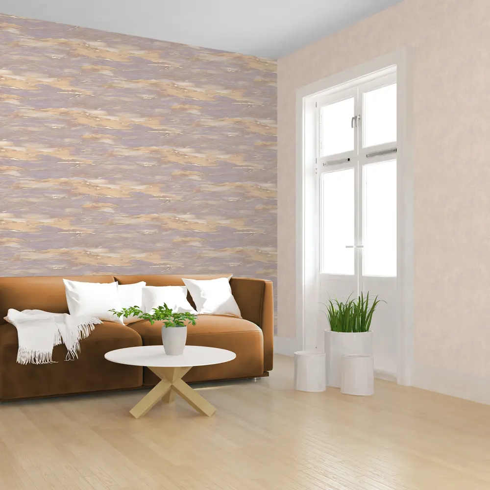 Обои флизелиновые Sunrise фиолетовые 1.06 м VS984155 Victoria Stenova STLM-2137344 - Вид №3