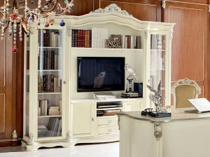 Modenese Gastone Открытый отдельно стоящий книжный шкаф с подставкой под телевизор Bella vita
