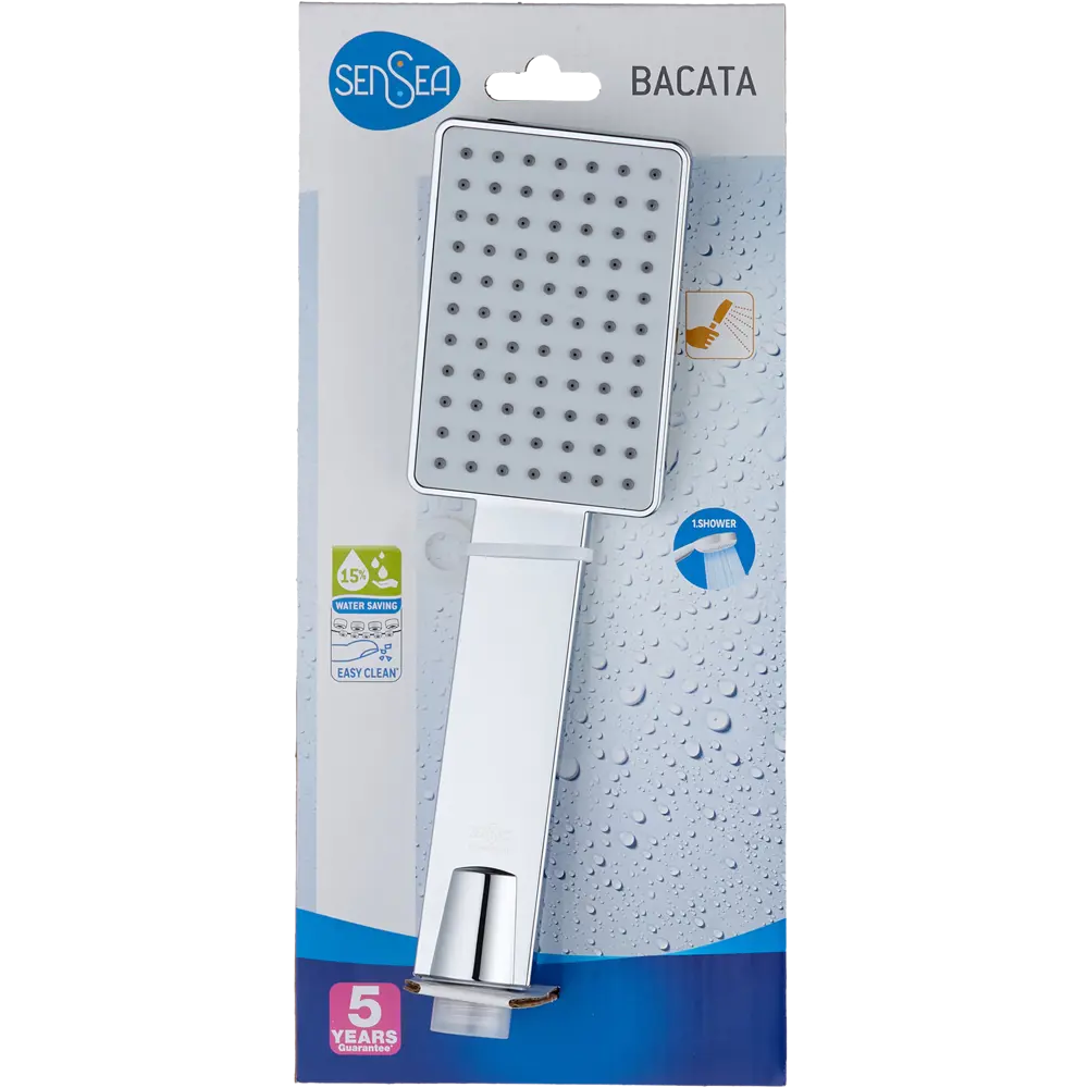 Лейка для душа Sensea Bacata 1 режим цвет хром STLM-2174264 - Вид №5