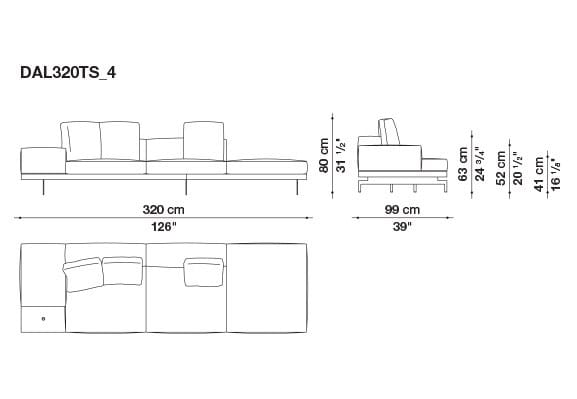 Кожаный диван B&B Italia док ARCH-00130675 - Вид №174