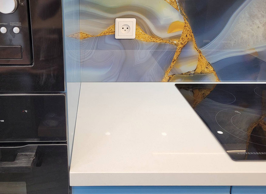 Столешницы для кухни - Фиори бьянко / 12 мм LIGRON LIST226 2376 - Вид №9