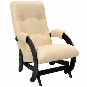 Кресло-глайдер с деревянными подлокотниками венге Polaris Beige IMPEX ДИЗАЙНЕРСКИЕ 00-3967078 Бежевый;коричневый
