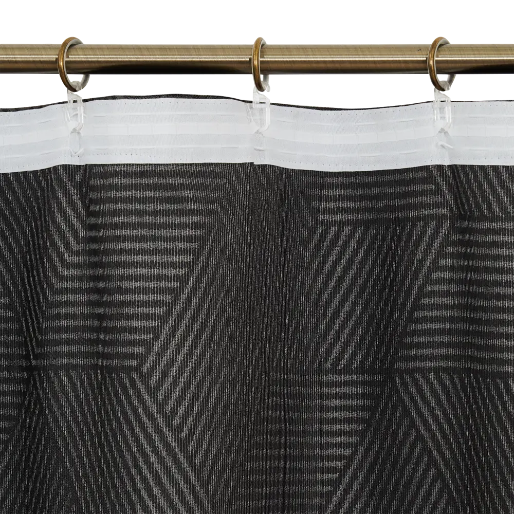 Штора на ленте Руан 200x280 см цвет темно-серый MIAMOZA STLM-2000740 - Вид №3