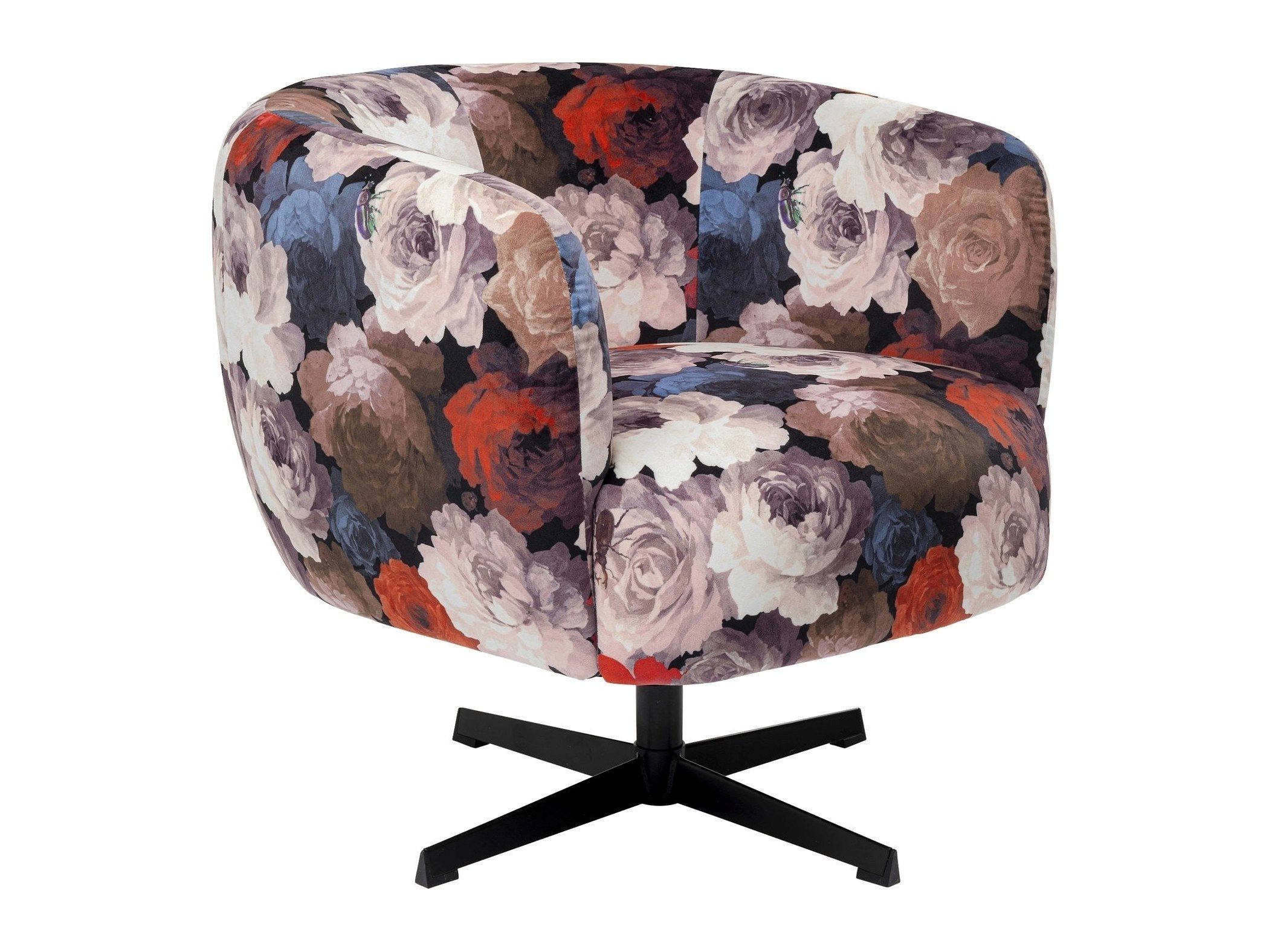 Тканевое вращающееся кресло с подлокотниками KARE Design Пион ARCH-00081227 - Вид №8