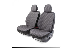 16521531 Накидки на передние сиденья , 2 шт. материал fiberflax /мягкий лен/ CUS-1052 GY/GY CarPerformance