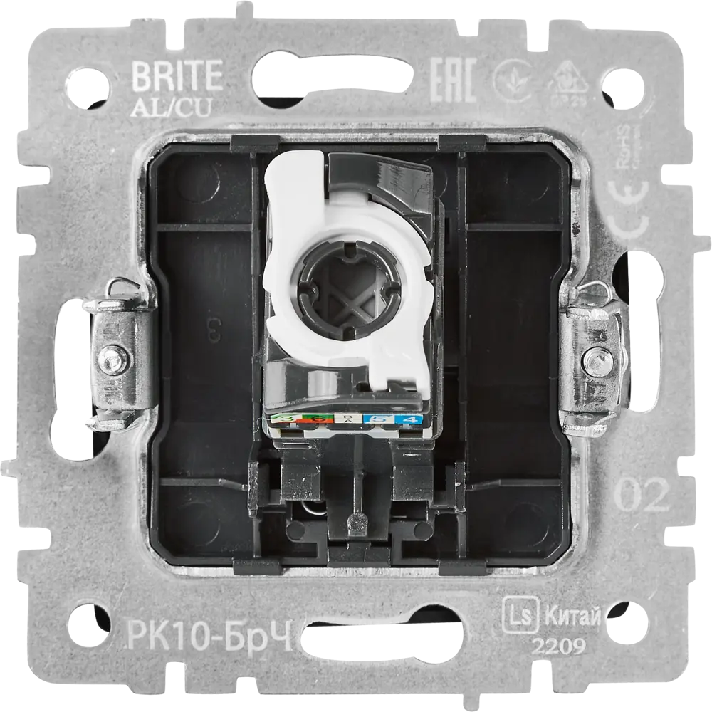 Компьютерная розетка IEK Brite для скрытого монтажа RJ45 Cat 5e 87761556 STLM-1116312 - Вид №3