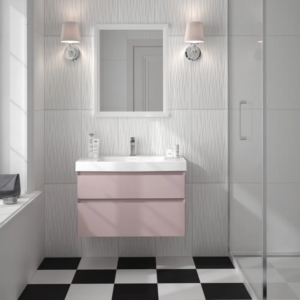 Плитка настенная Kerama Marazzi Полюс 29.5x59.5 см 1.26 м² цвет белый матовый STLM-2098326 - Вид №4