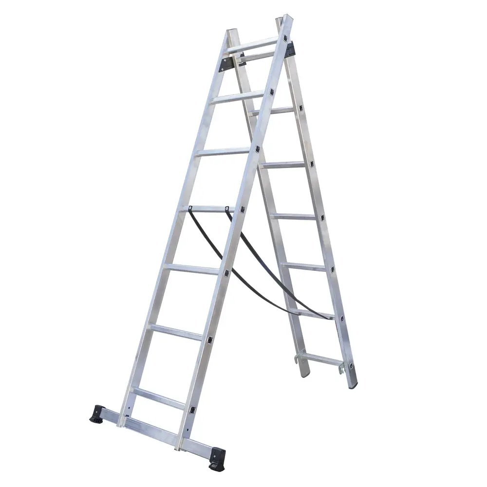 Лестница раскладная 2-секционная Standers до 3.44 м 7 ступеней STLM-2145227