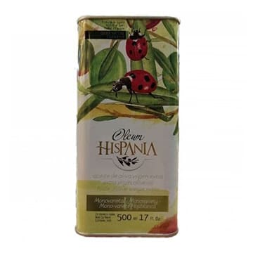 Оливковое масло Hispania Hojiblanca Extra Virgin железная банка 500 мл Santreyd 29063
