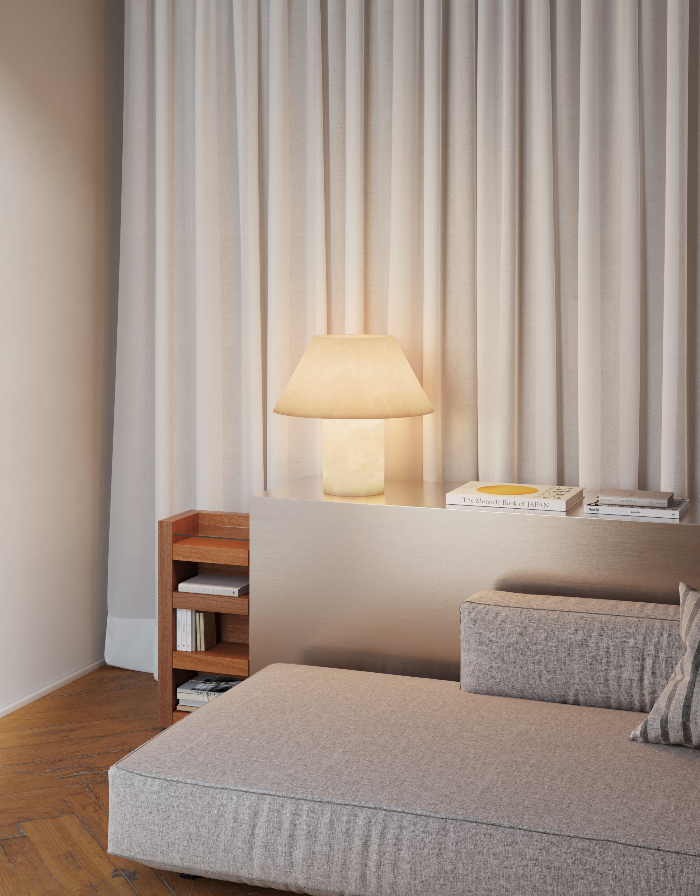 Наружная настольная лампа / настольная лампа из алебастра PARACHILNA Petra ARCH-00085709 - Вид №12