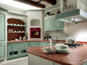 Встроенная кухня из ясеня