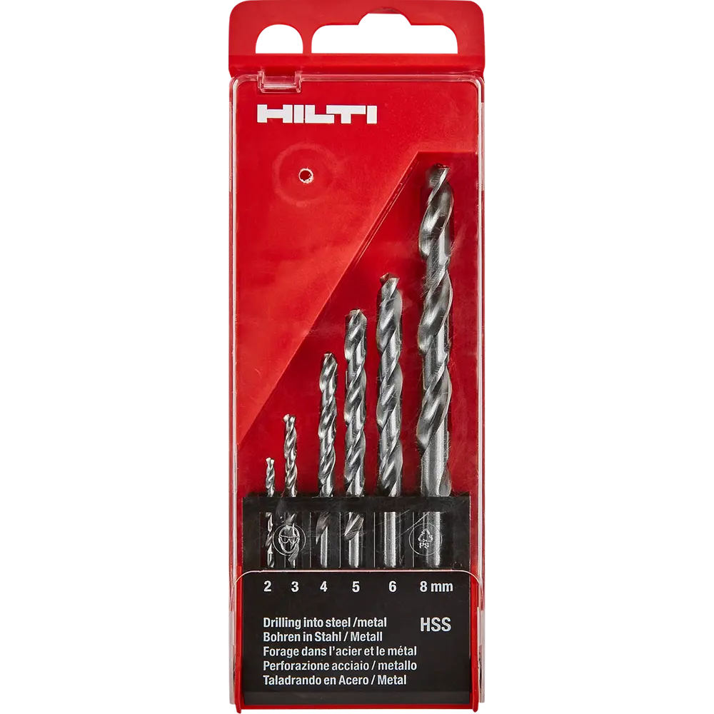 Набор свёрл по металлу Hilti HSS 2-8 STLM-2106643 - Вид №4